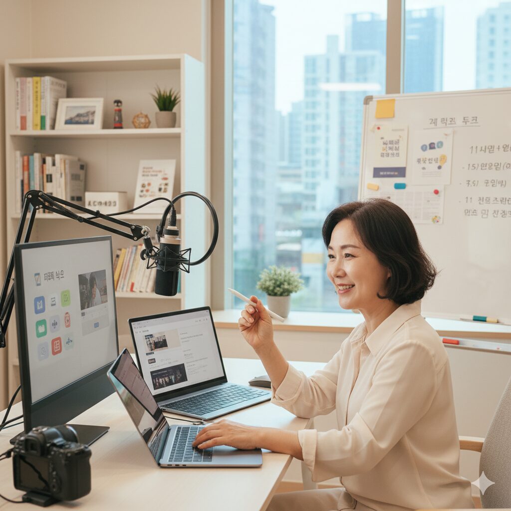 1인 컨넽츠 크리에이터